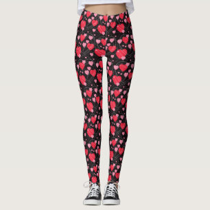 Legging Corações, corações, corações