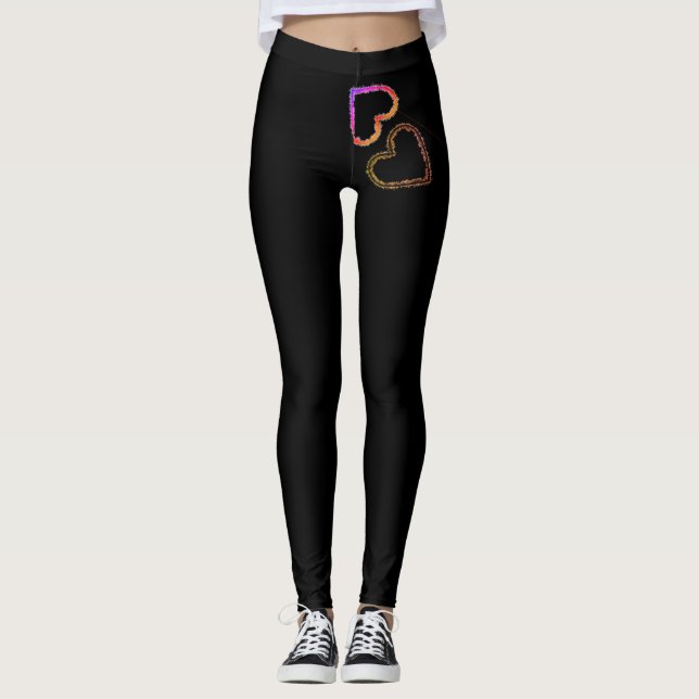 Legging Corações de Beijo (Frente)