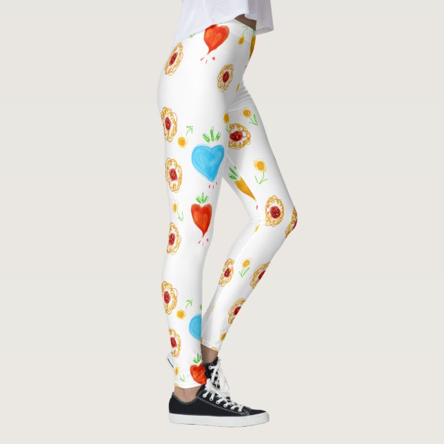 Legging Corações E Flores (Direita)