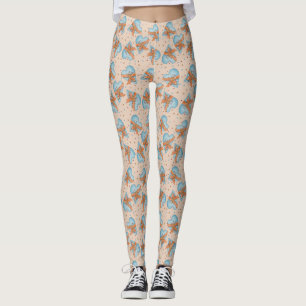 Legging Corações E Leggens Bolinhas