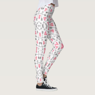 Legging Corações e Pernas de Seta