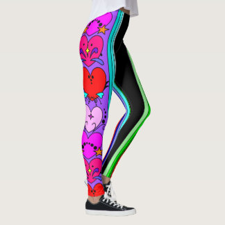 Legging Corações extravagantes
