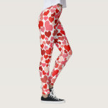 Legging Corações Multicoloridos em Branco<br><div class="desc">Esta multidão de corações coloridos em um fundo branco olha excelente em leggings. Adicione um toque pessoal ao seu dia com este design simples que adiciona cor e diversão a qualquer configuração. Estas leggings parecem incríveis e fariam um presente de excelente se você não as guardasse para você mesmo porque...</div>