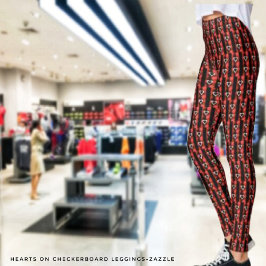 Legging Corações no Quadro de Verificação