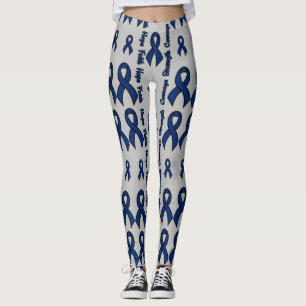 Legging Coragem de Força da Esperança Azul...RA