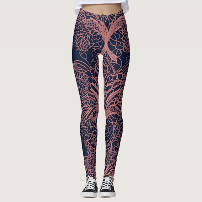 Legging Coral Beige AI (Frente)