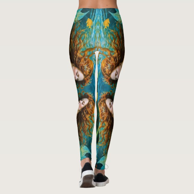 Legging "Coralyn" - Linda Sereia Mística (Verso)