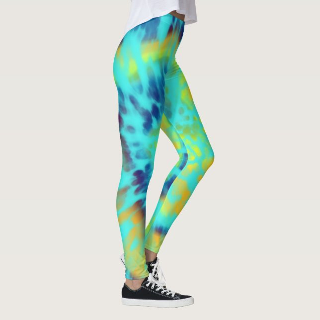 Legging Corante azul e amarelo (Direita)