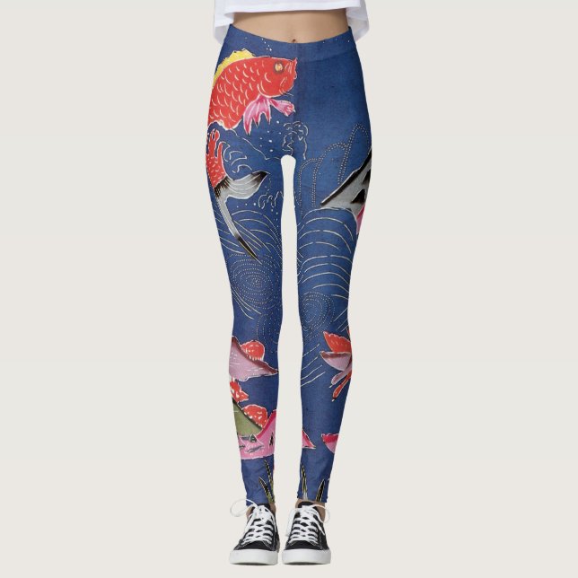 Legging Corante Japonês Okinawan (Bingata) (Frente)