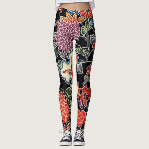 Legging Corante Japonês Okinawan (Bingata)