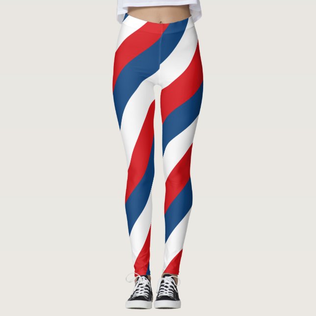 Legging Corantes de Bandeiras Nacionais da República Checa (Frente)