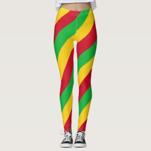 Legging Corantes de Bandeiras Nacionais do Mali distribuíd