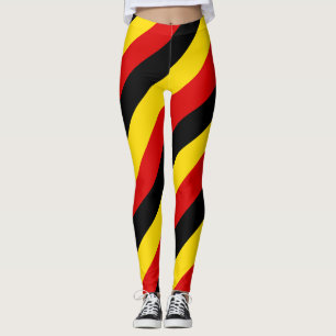 Legging Corantes de Bandeiras Nacionais do Uganda, com dis