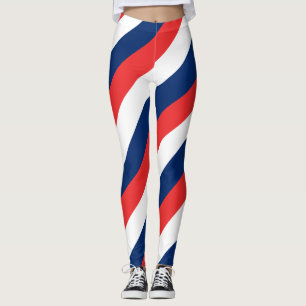 Legging Corantes de Sinalizador Nacional da Noruega, com d