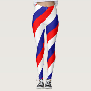 Legging Corantes Nacionais de Bandeiras da Croácia, com di