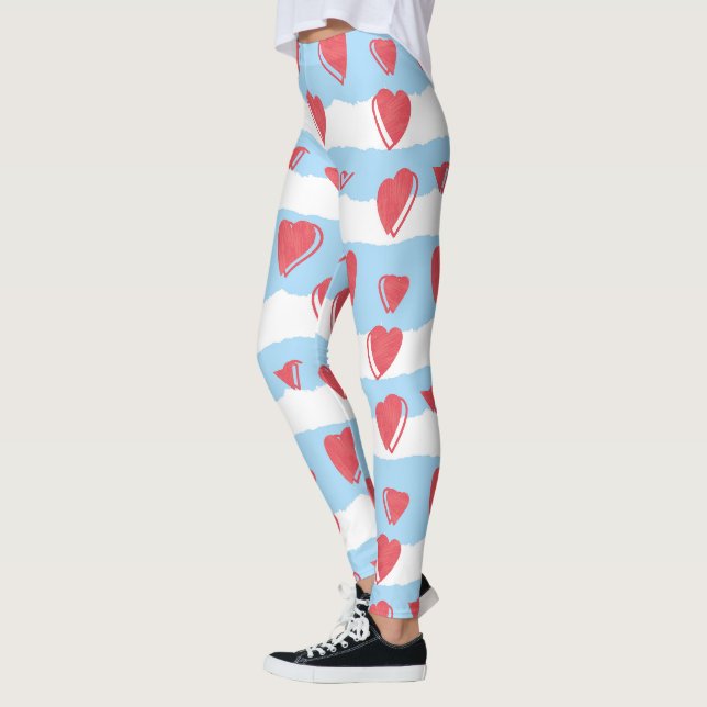 Legging corazones (Esquerda)