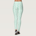 Legging Cores Brancas Verdes da Mint Elegante Moderna Pers<br><div class="desc">Leggings de Modelo de cores brancas de cores verdes modernas e elegantes personalizadas.</div>