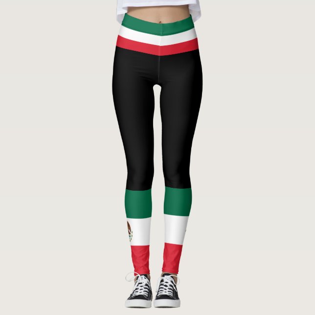 Legging Cores da Bandeira do México (Frente)