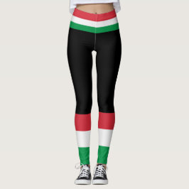 Legging Cores da bandeira italiana.