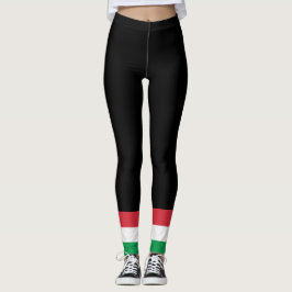 Legging Cores da bandeira italiana.