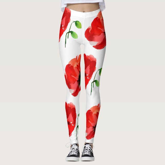 Legging Cores d'água com Cores d'água com Primavera (Frente)