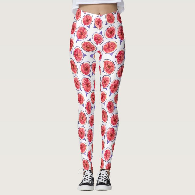 Legging Cores d'água de fatias (Frente)