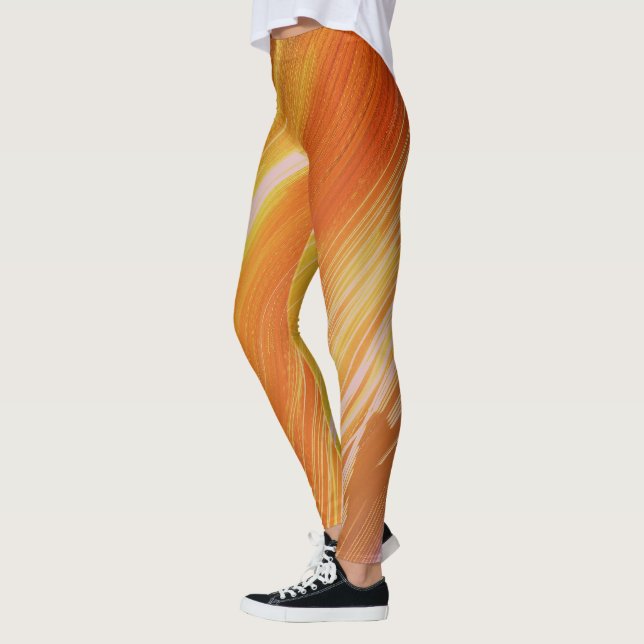 Legging Cores das luzes psicodélicas (Esquerda)