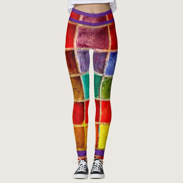 Legging Cores de Arte (Frente)