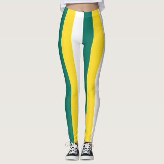Legging Cores de Bandeira Nacionais de Macau Verticais