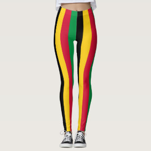 Legging Cores de Bandeira Nacionais Vanuatu Verticais Stri