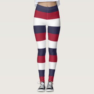 Legging Cores de Bandeiras Nacionais da Tailândia Horizont