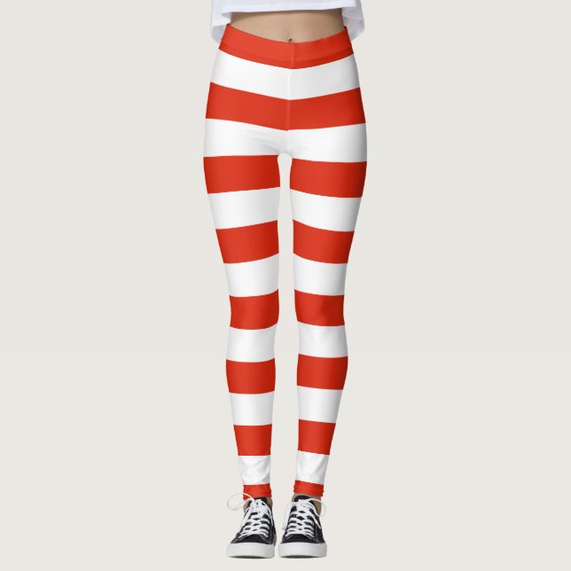Legging Cores de Bandeiras Nacionais de Hong Kong Horizont (Frente)