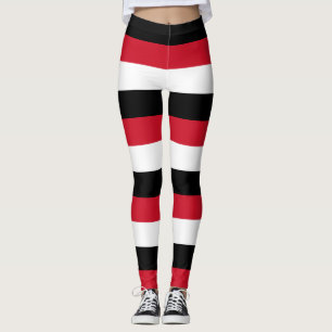 Legging Cores de Bandeiras Nacionais do Egito Horizontais