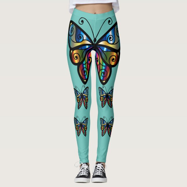 LEGGING CORES DE CAIXA DE CORREIO MANTEIRA YOGA PANTS LEGG (Frente)