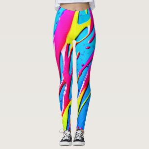 Legging Cores de Fluidos: Uma Máxima Abstrato