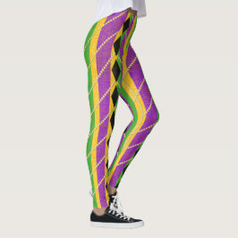 Legging Cores de Gras de Harlequin Mardi Stripe Vertical