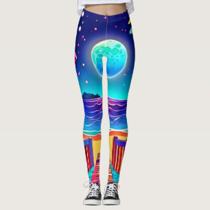 Legging Cores de praia lunetas