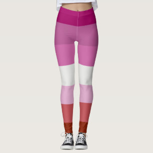 Legging Cores do Orgulho Lésbico Lipstick -