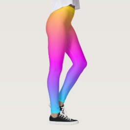 Legging Cores Fluídas Alegres Moda Feminina Colorida