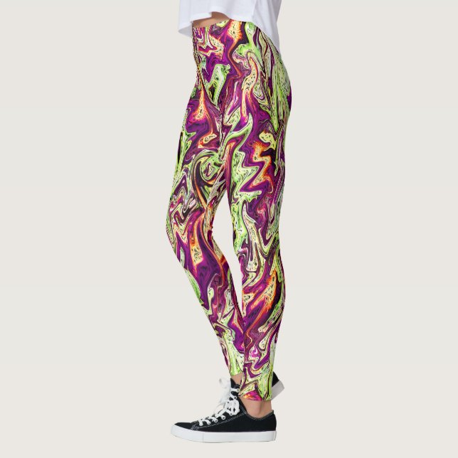 Legging Cores fluídas de outono... (Esquerda)
