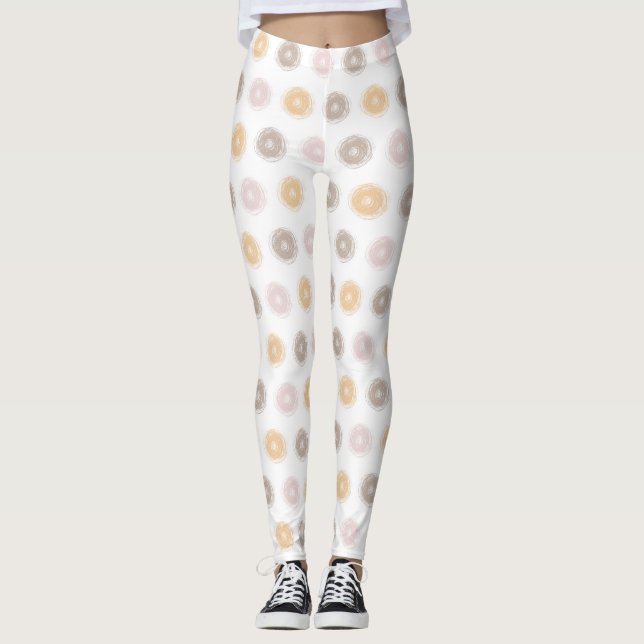 Legging Cores Pastéis de Outono (Frente)