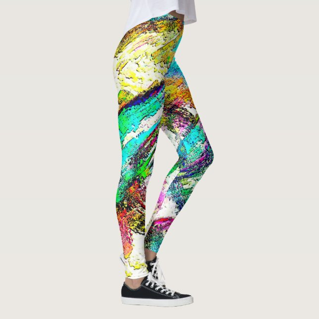 Legging Cores vívidas - Rústico e áspero como reboco (Direita)