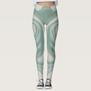 Legging Coroa Abstrato púrpura com marca personalizada