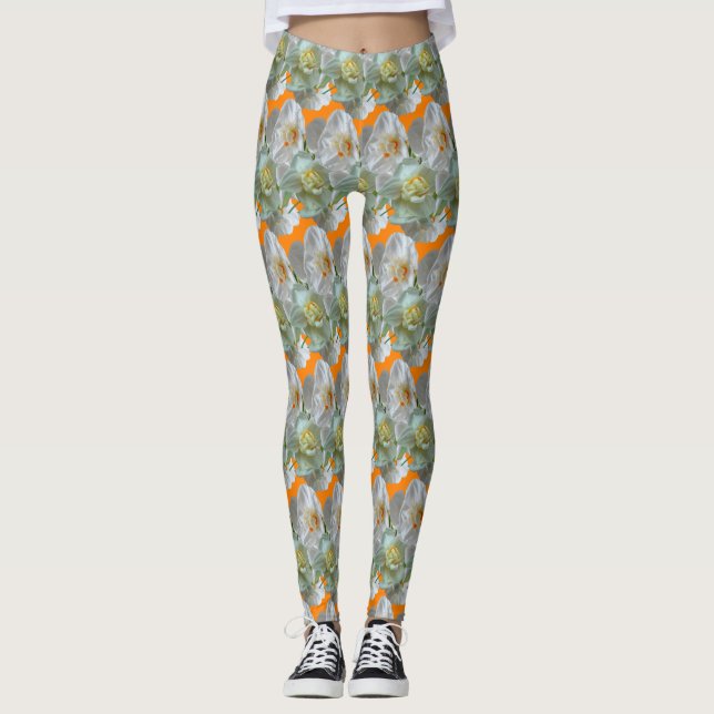Legging Coroa Bridal Daffodils (Frente)