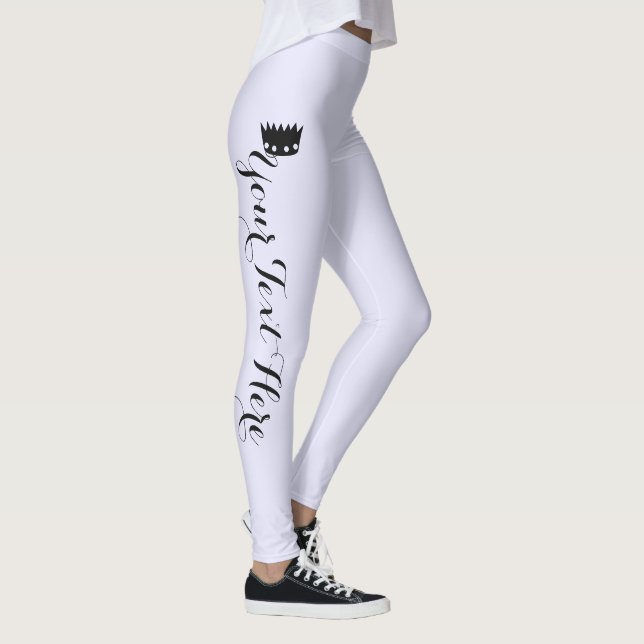 Legging Coroa Personalizada Lavanda (Direita)