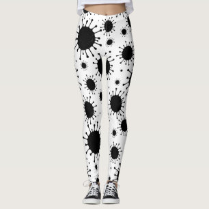 Legging coronavírus preto