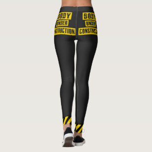 Legging Corpo sob caneleiras da construção