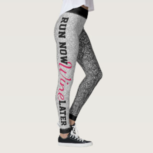 Legging Corra Agora Vinho Mais Tarde
