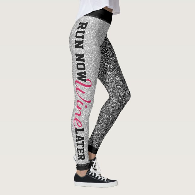 Legging Corra Agora Vinho Mais Tarde (Direita)