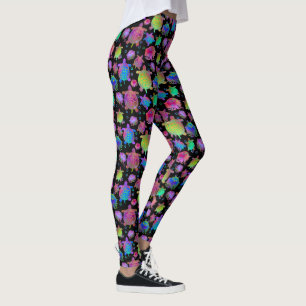 Legging Corrida com Tartarugas no Passeio da Noite